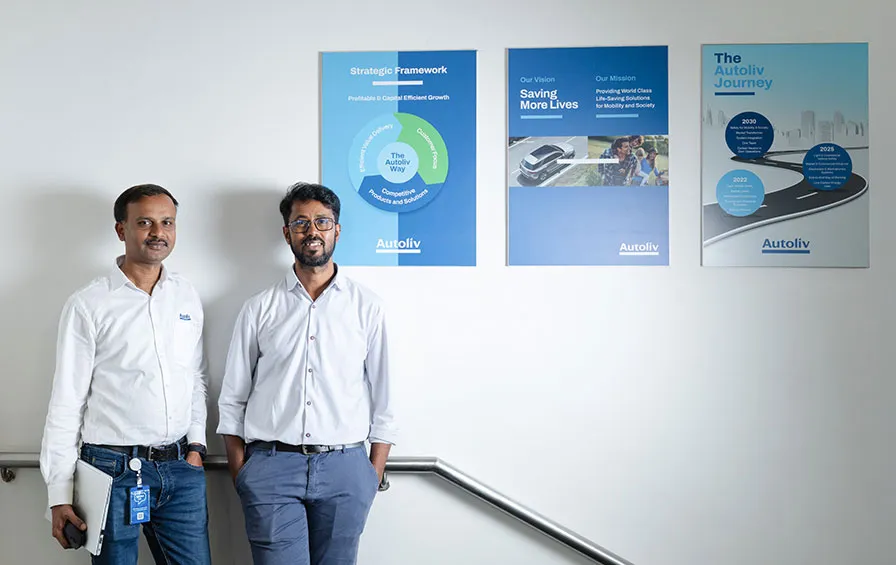 Employees by posters